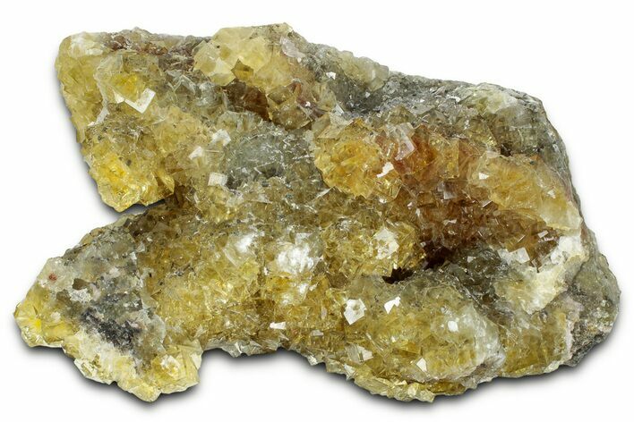 Gemmy Yellow Fluorite Cluster - Spain #327148